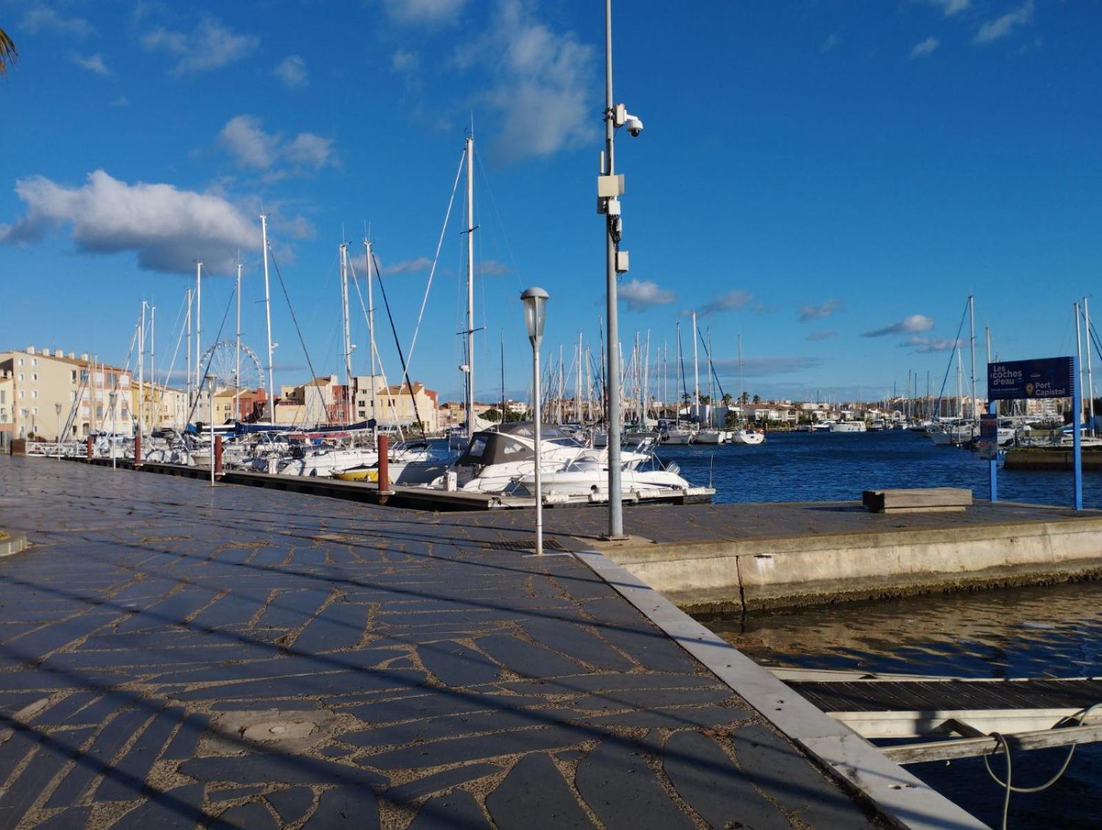 Studio 4 Couchages Avec Piscine D'Ete Vue Port Agde Exterior foto